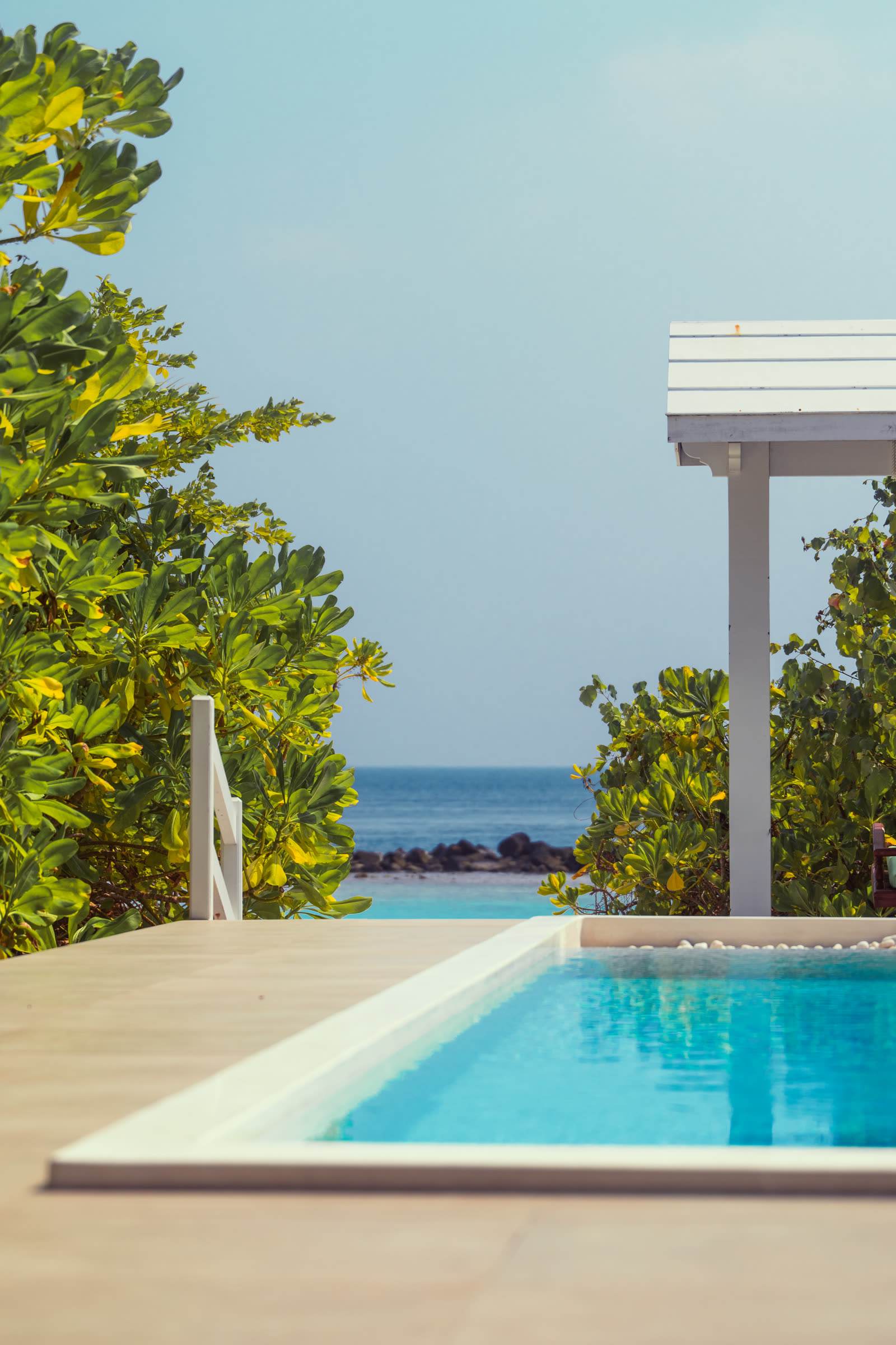 Privater Pool mit Meerblick, Royal Island