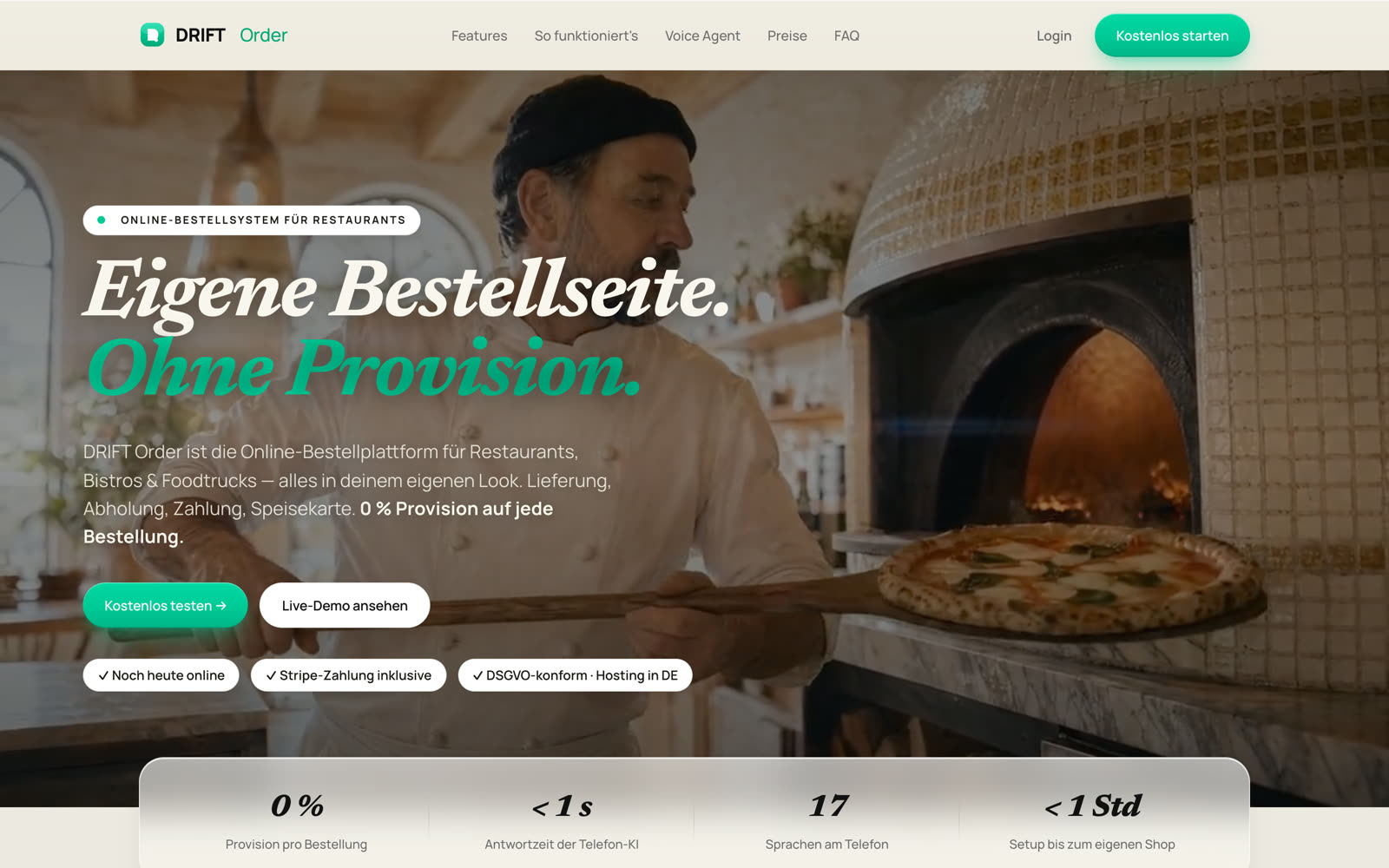 Webdesign – DRIFT Order